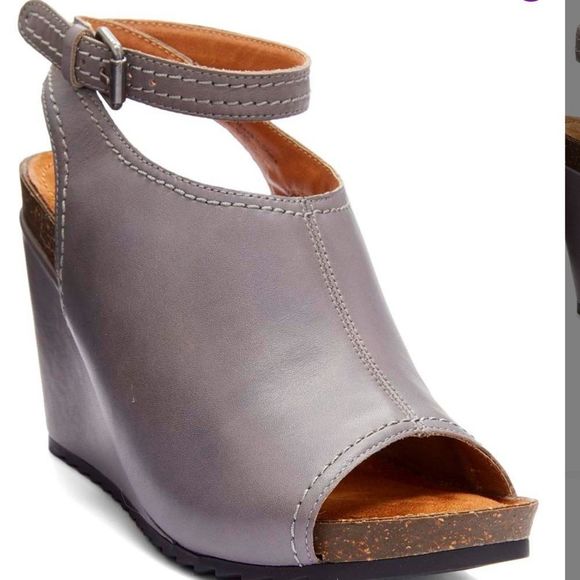 Mark Jenkins Crystal Leather Wedges Sz 39/8.5 - Picture 10 of 12